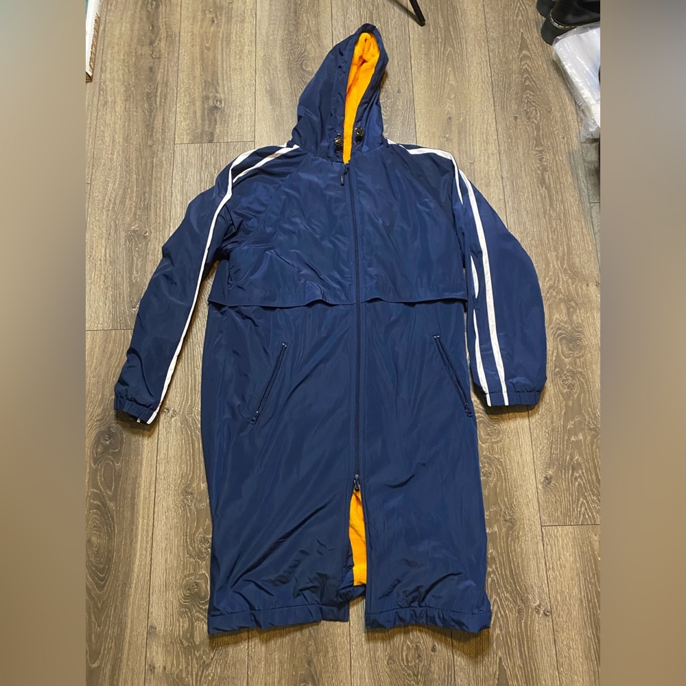 Sporti Comfort Fleece Lined Swim Dive Parka Navy Blue Size XL